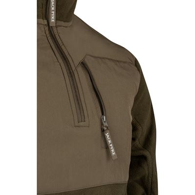 RANNOCK FLEECE PULLOVER DARK OLIVE