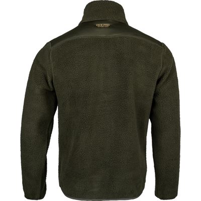 SHERPA FLEECE PULLOVER DARK OLIVE