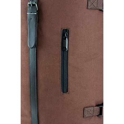 Rucksack FOLD TOP Canvas BRAUN