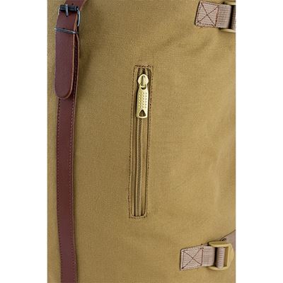 Rucksack FOLD TOP Canvas SAND