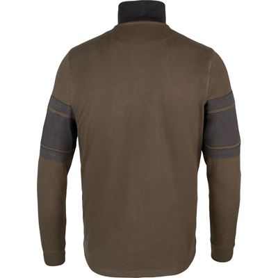 Sweatshirt HALF ZIP CONTRAST GRÜN