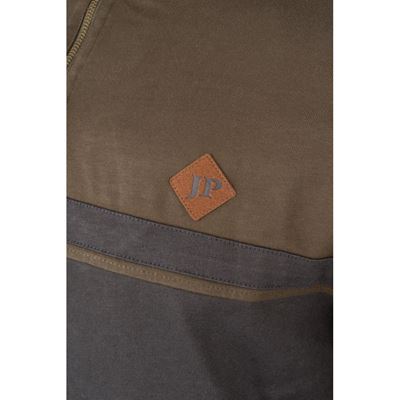 Sweatshirt HALF ZIP CONTRAST GRÜN