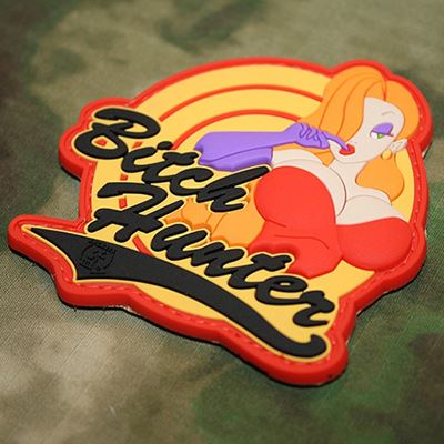 Patch BITCH HUNTER Plastik VELCRO bunt