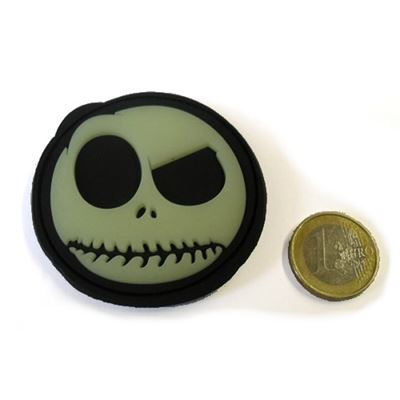 Patch NIGHTMARE SMILEY Plastik GLOW IN THE DARK