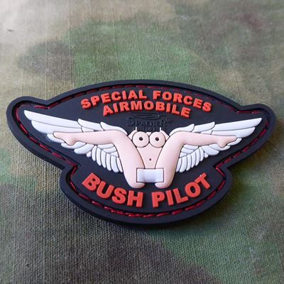 Patch BUSH PILOT Plastik BUNT