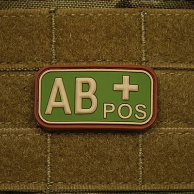 Patch BLUTGRUPPE AB POS Plastik MULTICAM®