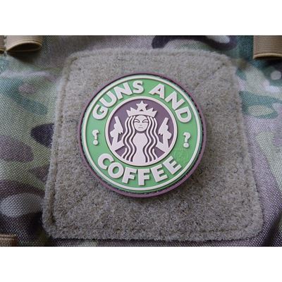 Patch GUNS AND COFFEE Plastik MULTICAM®