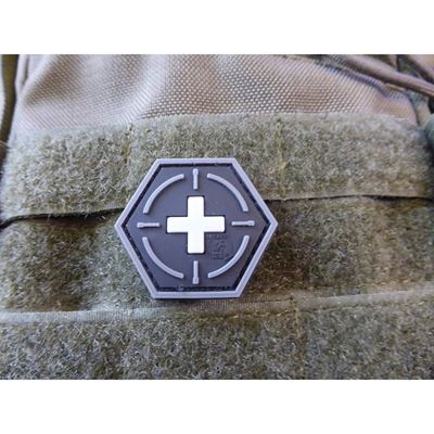 Patch MEDIC RED CROSS Kunststoff Velcro SWAT