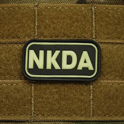 Patch BLUTGRUPPE NKDA Plastik GLOW IN THE DARK