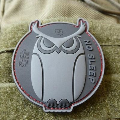 Patch SPECIAL OPS OWL Plastik Velcro SCHWARZ