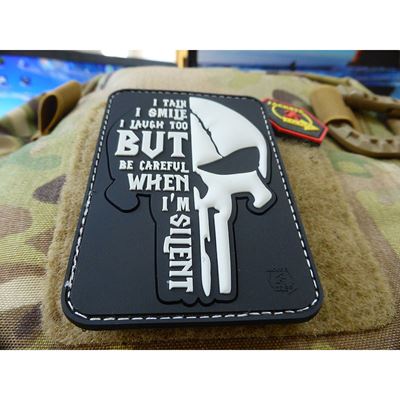 Patch SILENT PUNISHER Kunststoff Velcro