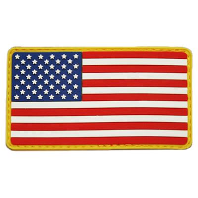 Patch Flagge USA Plastik bunt VELCRO