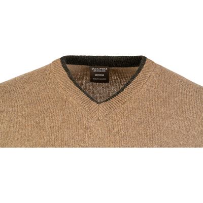 Pullover ASHCOMBE mit V-Ausschnitt aus Lammwolle BARLEY JACK PYKE JVNECASHBAR 5