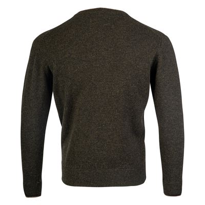 Pullover ASHCOMBE mit V-Ausschnitt aus Lammwolle GRÜN JACK PYKE JVNECASHDO 2