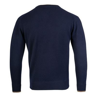 Pullover ASHCOMBE mit V-Ausschnitt aus Lammwolle BLAU JACK PYKE JVNECASHNAV 2