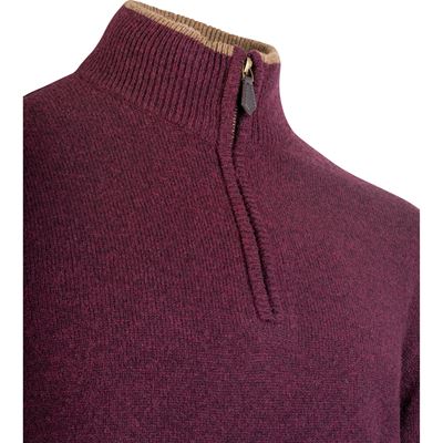 Strick Pullover ASHCOMBE mit Reißverschluss Schafswolle PLUM JACK PYKE JZKNITASHPL/XL 5