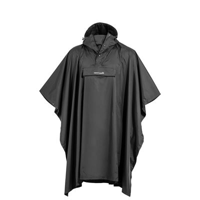 Wasserdichter Poncho CLOUDBURST SCHWARZ