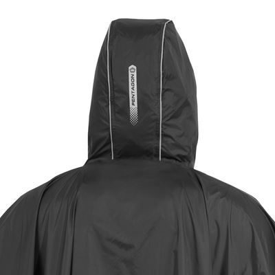 Wasserdichter Poncho CLOUDBURST SCHWARZ