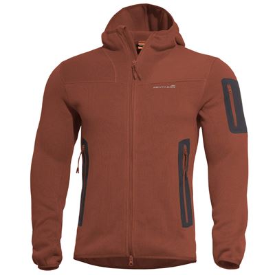 FALCON PRO POLARTEC® FLEECE HOODIE MAROON RED