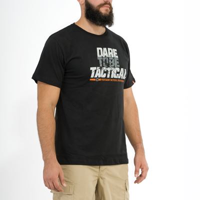 Tshirt DARE TO BE TACTICAL SCHWARZ