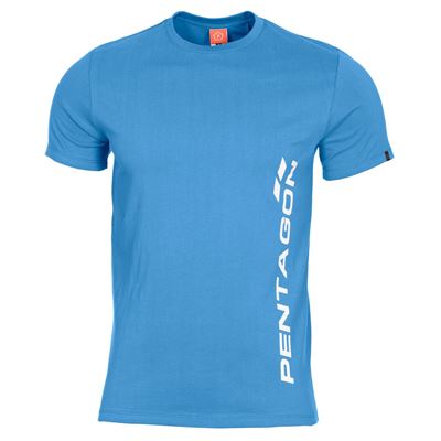 T-Shirt PENTAGON VERTICAL PACIFIC BLUE