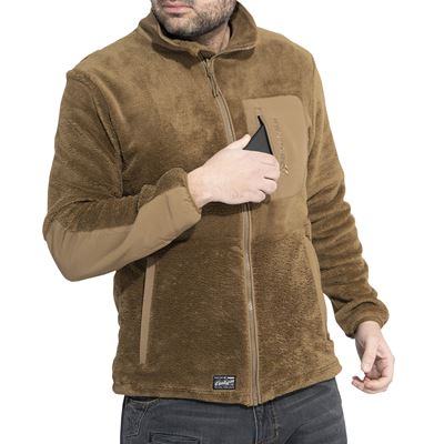 Pullover GRIZZLY FULL-ZIP COYOTE
