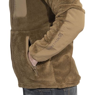 Pullover GRIZZLY FULL-ZIP COYOTE