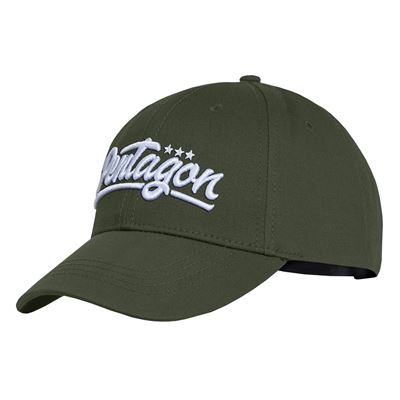 Kappe COMPETITOR BB CAP mit PENTAGON-Stickerei OLIVE GREEN
