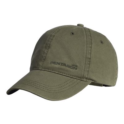 Baumwollkappe MIKE TWILL BB CAP mit Stickerei PENTAGON OLIVE GREEN