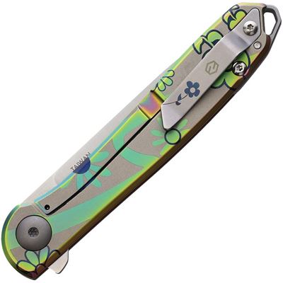 Klappmesser TIDBIT mit Blumenmuster  KARB108 4