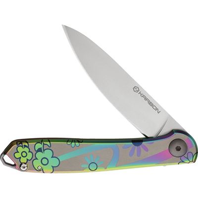 Klappmesser TIDBIT mit Blumenmuster  KARB108 6