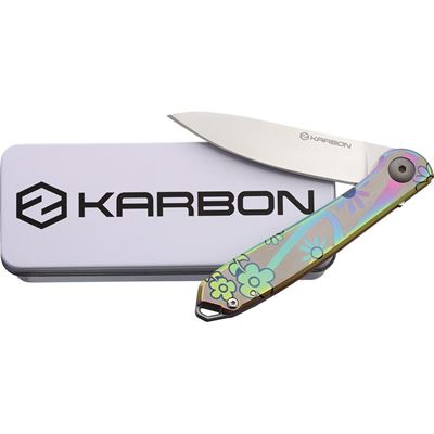 Klappmesser TIDBIT mit Blumenmuster  KARB108 5