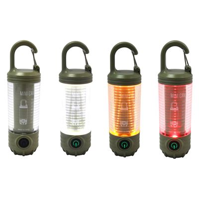 Wiederaufladbare Taschenlampe mit Karabiner