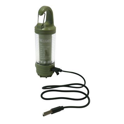 Wiederaufladbare Taschenlampe mit Karabiner