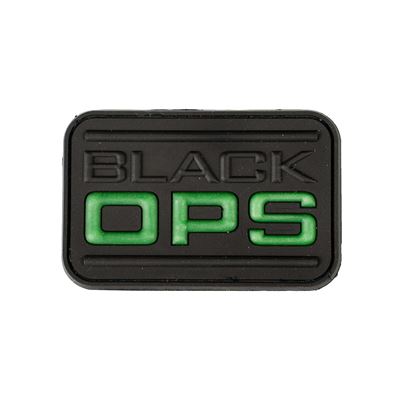 Patch BLACK OPS Plastik VELCRO SCHWARZ