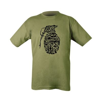 Tshirt Gun / Grenade GRÜN
