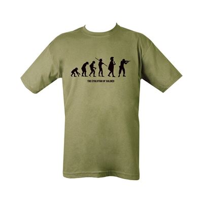 Tshirt Evolution GRÜN