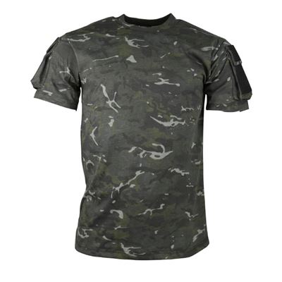 Tshirt TACTICAL VELCRO Kurzarm BTP BLACK