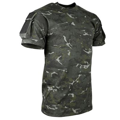 Tshirt TACTICAL VELCRO Kurzarm BTP BLACK