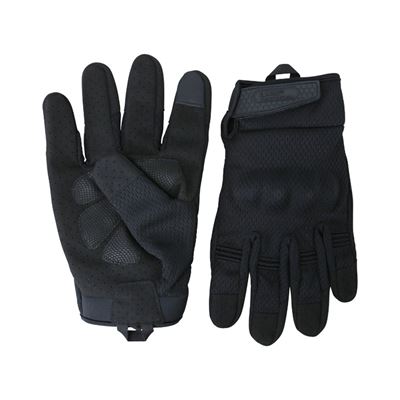 Handschuhe taktisch RECON Knöchelschutz SCHWARZ