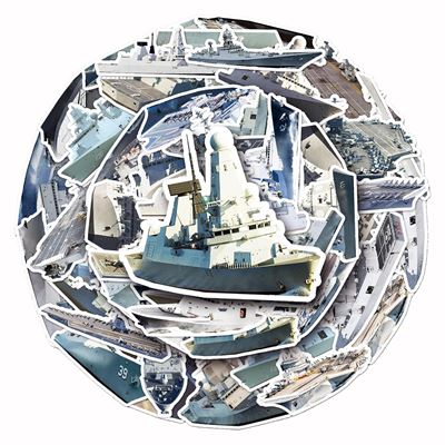 Aufkleber SCHIFFE, Set mit 50 Stück KOMBAT KO-2302-SHIPS 3