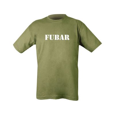 Tshirt FUBAR mit Aufdruck GRÜN
