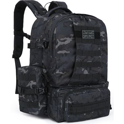 Rucksack Expedition MOLLE 50 Liter BTP SCHWARZ