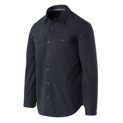 Hemd COVERT Langarm WASHED BLACK