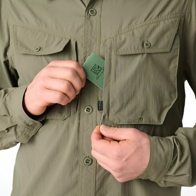 Hemd CANOPY JUNGLE Langarm OLIVE GREEN Helikon-Tex® KO-CJS-NL-02 12
