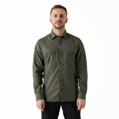 Hemd DEFENDER Mk2 PILGRIM kariert MOSS GREEN DENIM Helikon-Tex® KO-DPG-SR-1U 2