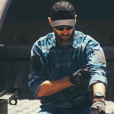 Shirt MBDU WESTERN BLUE PLAID