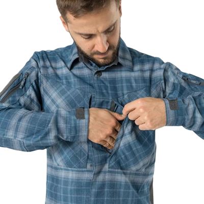 Shirt MBDU WESTERN BLUE PLAID