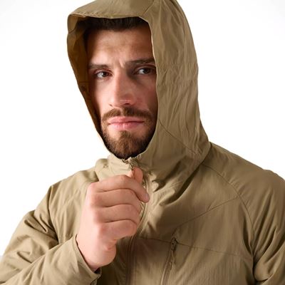 Jacke WOLFHOUND LITE mit Kapuze KHAKI Helikon-Tex® KU-WHH-NL-13 4