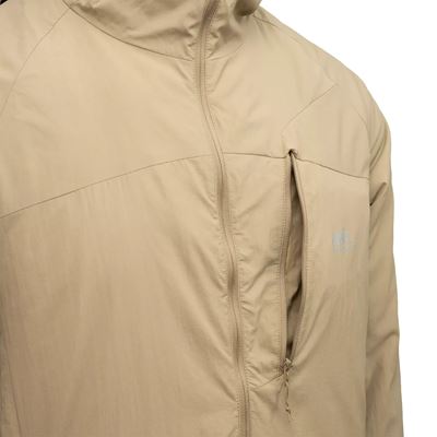 Jacke WOLFHOUND LITE mit Kapuze KHAKI Helikon-Tex® KU-WHH-NL-13 15